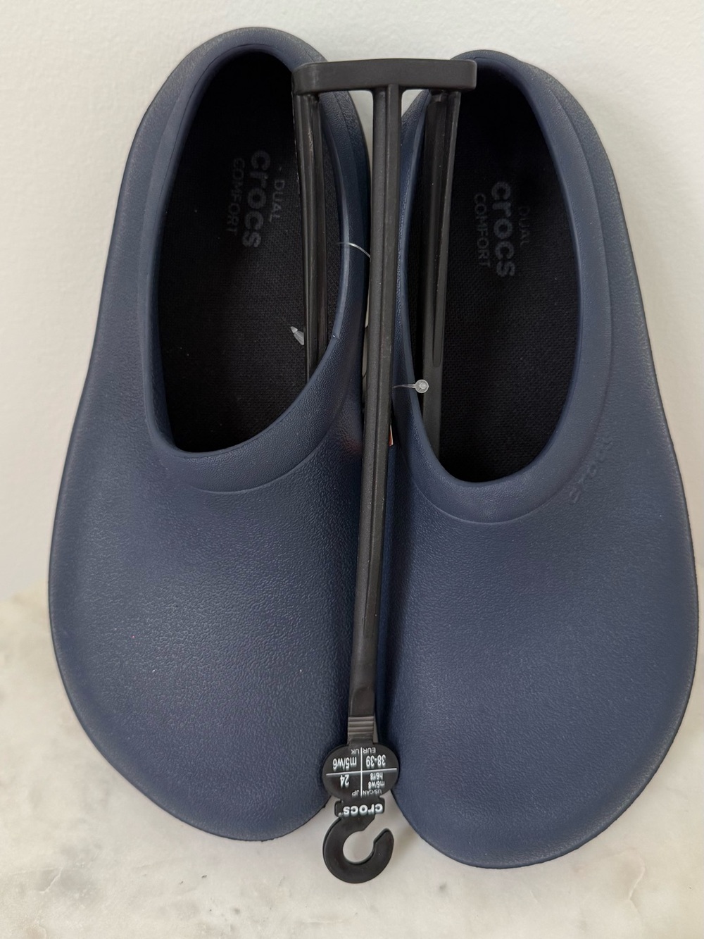 CROCS Women's Navy Slip-On Clog Shoes